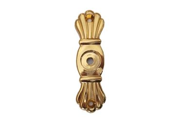 Gold Funeral Coffin HardwareBracket Matching With Screw , Casket Hardware Suppliers